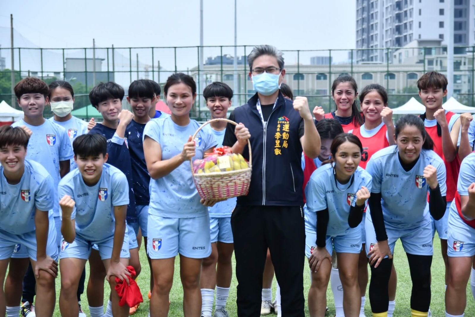 國家女足備戰東亞盃　中市運動局長祝旗開得勝