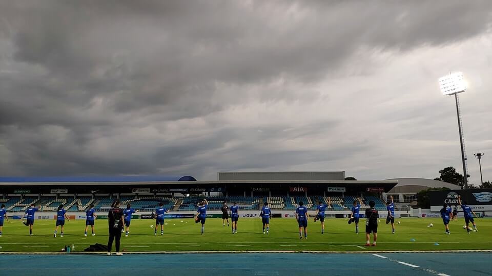 台中藍鯨首戰緬甸I.S.P.E FC　因打雷延賽