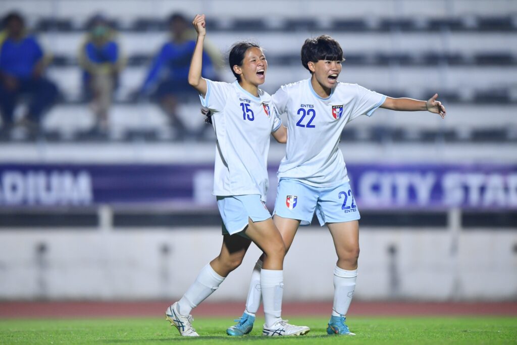 中華U20女足3比0力退泰國取3連勝　小組第一晉級亞洲盃資格賽第二輪