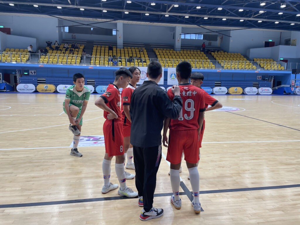 台東體中高中部首次參與中學五人制　吸取經驗為優先目標