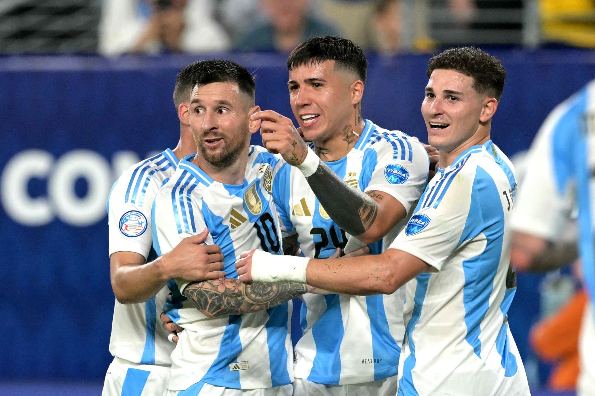 美洲盃阿根廷2比0擊退加拿大　梅西進球刷一排紀錄