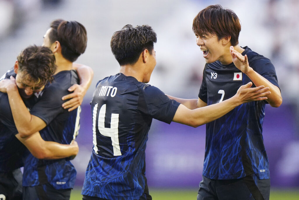 奧運男足日本首戰5比0屠巴拉圭　地主法國3比0美國迎開門紅