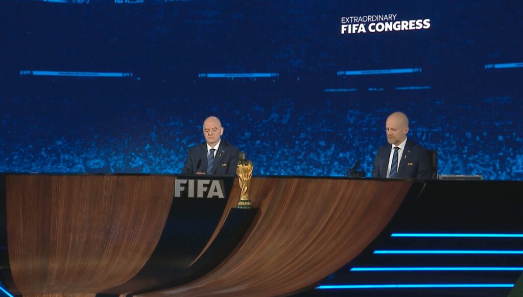 走個過場　FIFA確認2030、2034世界盃舉辦國