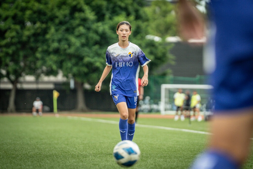 女武神／劉芷綾頭頂進隊史第二顆進球　盼延續信心助隊拚首勝