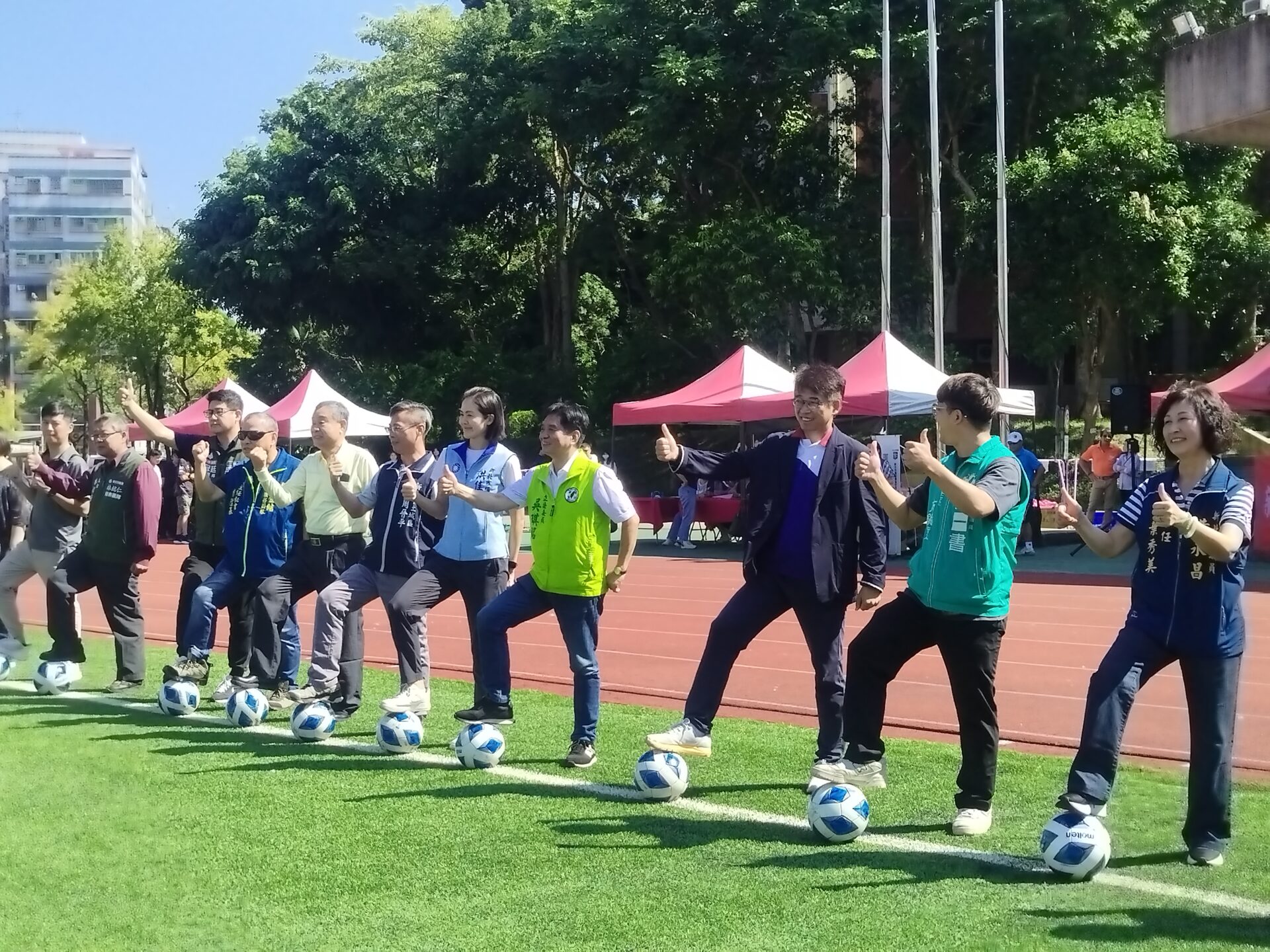 新北市立清水高中人工草足球場啟用典禮　球隊邁入新里程碑