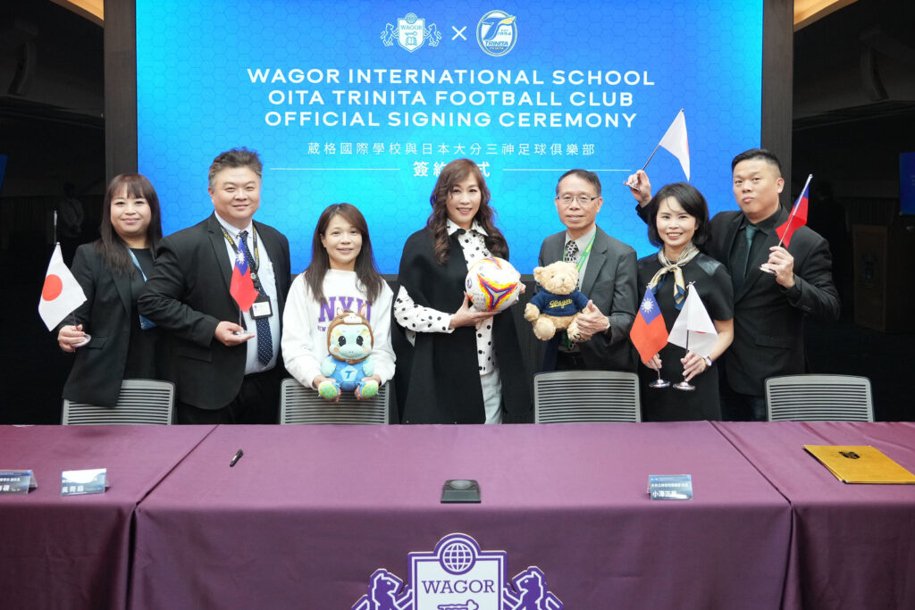 葳格國際學校與大分三神啟動足球合作計畫