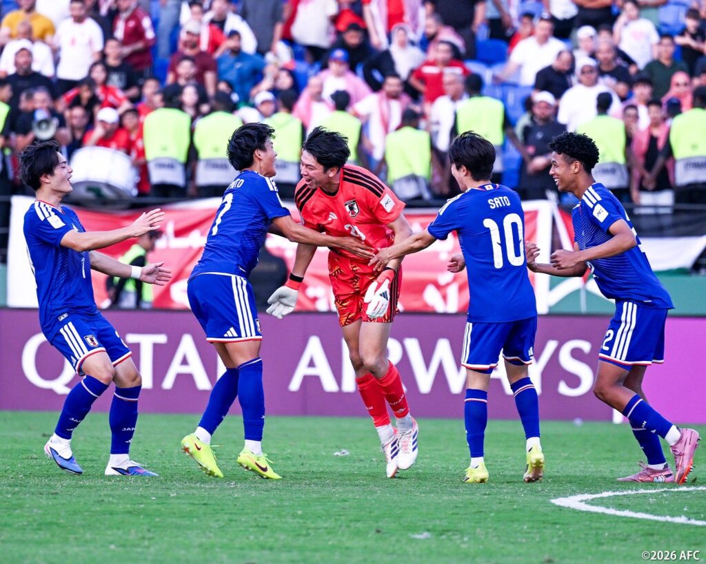 荒木琉唯PK大戰神勇救主!日本險勝約旦挺進4強 朝衛冕之路邁進 荒木琉唯PK大戰神勇救主!日本險勝約旦挺進4強 朝衛冕之路邁進