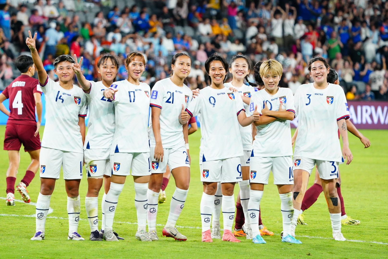 中華女足3比1力克印度闖進8強　對決中國力拚世界盃門票