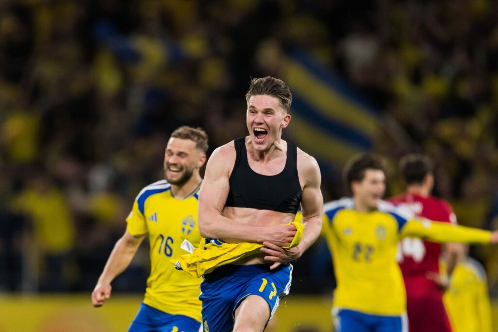 約克雷斯關鍵絕殺　瑞典擊敗波蘭睽違8年重返世界盃