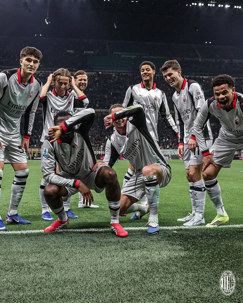 義甲AC米蘭。 （圖取自：AC Milan X)