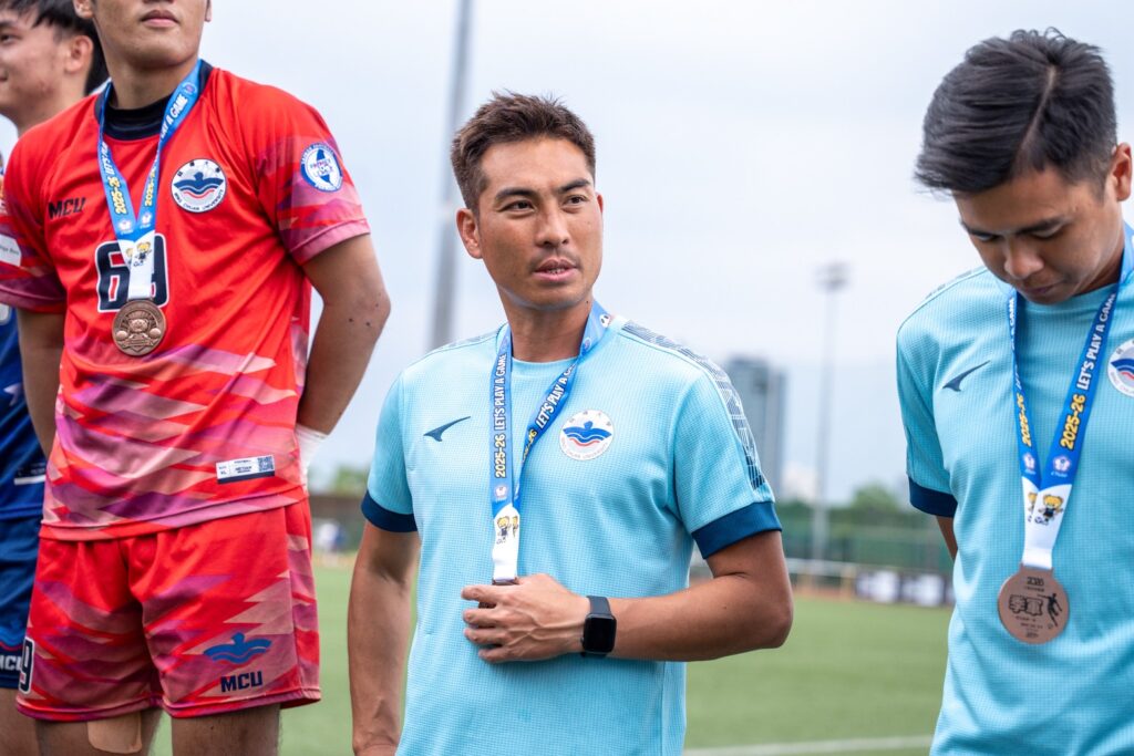 大專足聯／銘傳逆轉奪男一級季軍　曾台霖感謝球員沒有放棄