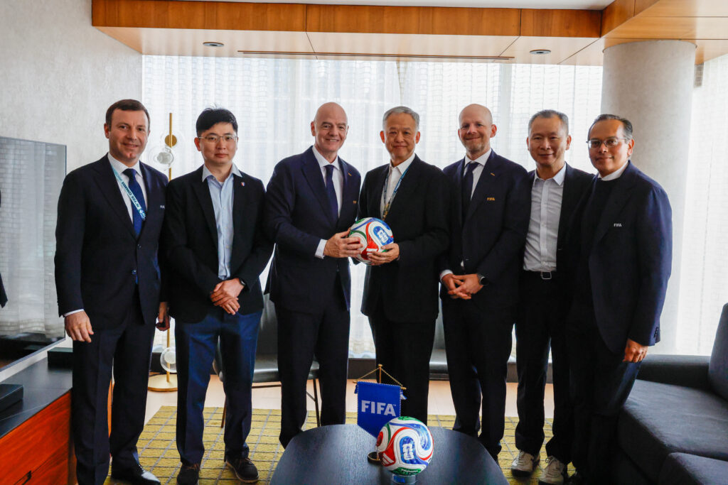 台灣足球發展藍圖獲FIFA最高層支持　英凡提諾承諾世足後訪台並支持張璨台足藍圖