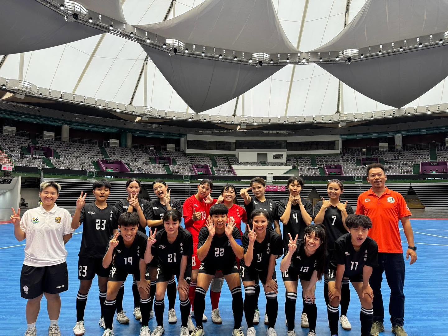 全民運女子五人制會內賽開賽　雙敗淘汰明天兩隊說再見